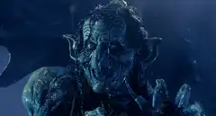 Goblin laughing in the rain