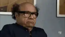 Danny DeVito disappointed face