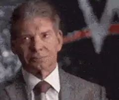 Vince McMahon slow clap and look down