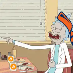 Rick Sanchez laughing at Bitcoin
