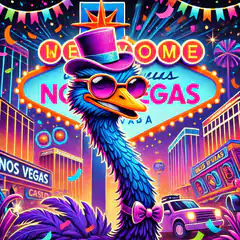 Ostrich in Las Vegas