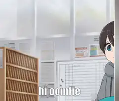 anime boy waves hi oomfie
