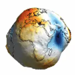 Wobbly Earth Globe Rotation