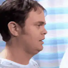 Dwight Schrute smirking