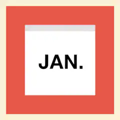 Calendar flipping from January to February