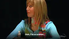 Hannah Montana scared of candle