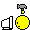 pixel art hammer hits head