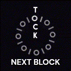 Tock binary clock next block