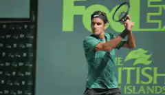 Roger Federer tennis backhand