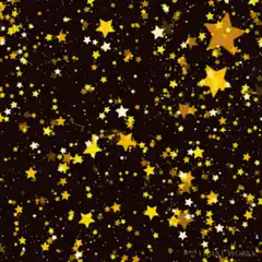 falling gold and white stars