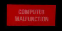 Computer Malfunction Error Screen