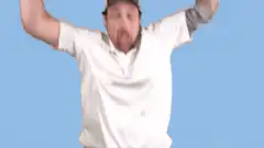 Man excited for game time