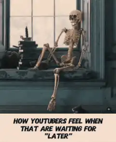 Skeleton waiting for later