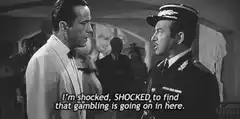 I'm shocked, SHOCKED, to find that gambling is going on in here