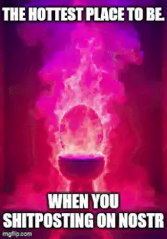 Toilet on fire meme