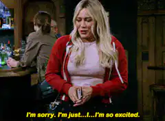 Hilary Duff excited apology