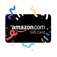 Amazon Gift Card with Confetti