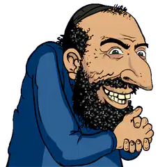 cartoon man laughing