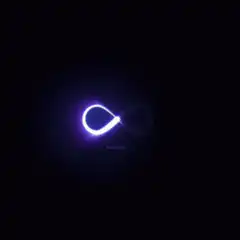 Neon Infinity Loading Symbol