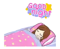 Good Night Girl Waving