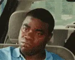 Tracy Morgan car head shake no