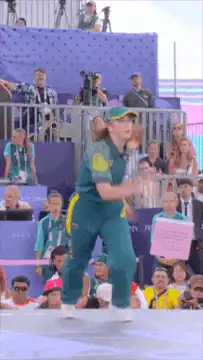 Breakdancer performs a headspin