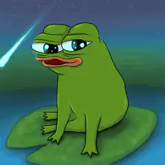 Pepe the Frog wishes on a shooting star
