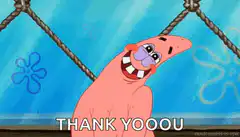 Patrick Star Thank Yooou