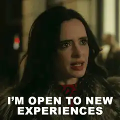 Jessica Jones says I'm open to new experiences
