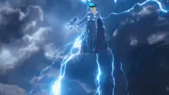 Thor with a bearded face
