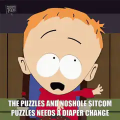 Puzzles needs a diaper change