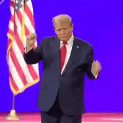 Donald Trump dancing