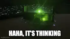 HAL 9000 Ha Ha It's Thinking