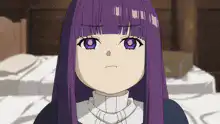 Frieren's subtle smile