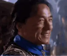 Jackie Chan Smiling