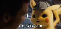 Detective Pikachu case closed