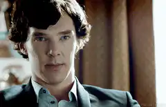 Benedict Cumberbatch smirking