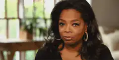 Oprah Winfrey skeptical look