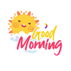 Happy Sun Good Morning
