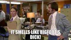 Ron Swanson It Smells Like Bigfoot's Dick