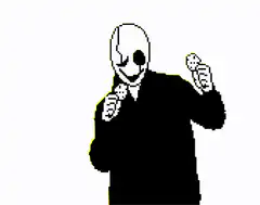 Sans dancing pixel art