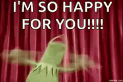 Dancing Kermit happy for you