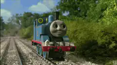 Thomas the Tank Engine smiling