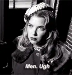 Woman says Men. Ugh
