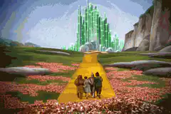 Wizard of Oz yellow brick road