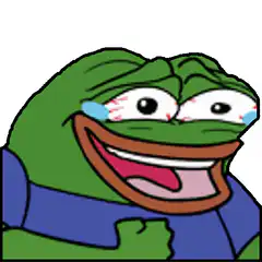 Pepe the Frog laughing with tears