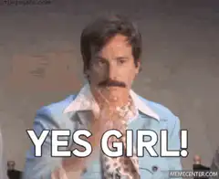 Ron Burgundy Yes Girl