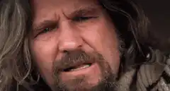 The Dude squinting and blinking