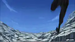 Law and Zoro fight on ice
