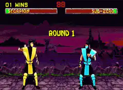 Mortal Kombat Scorpion vs Sub-Zero fight start